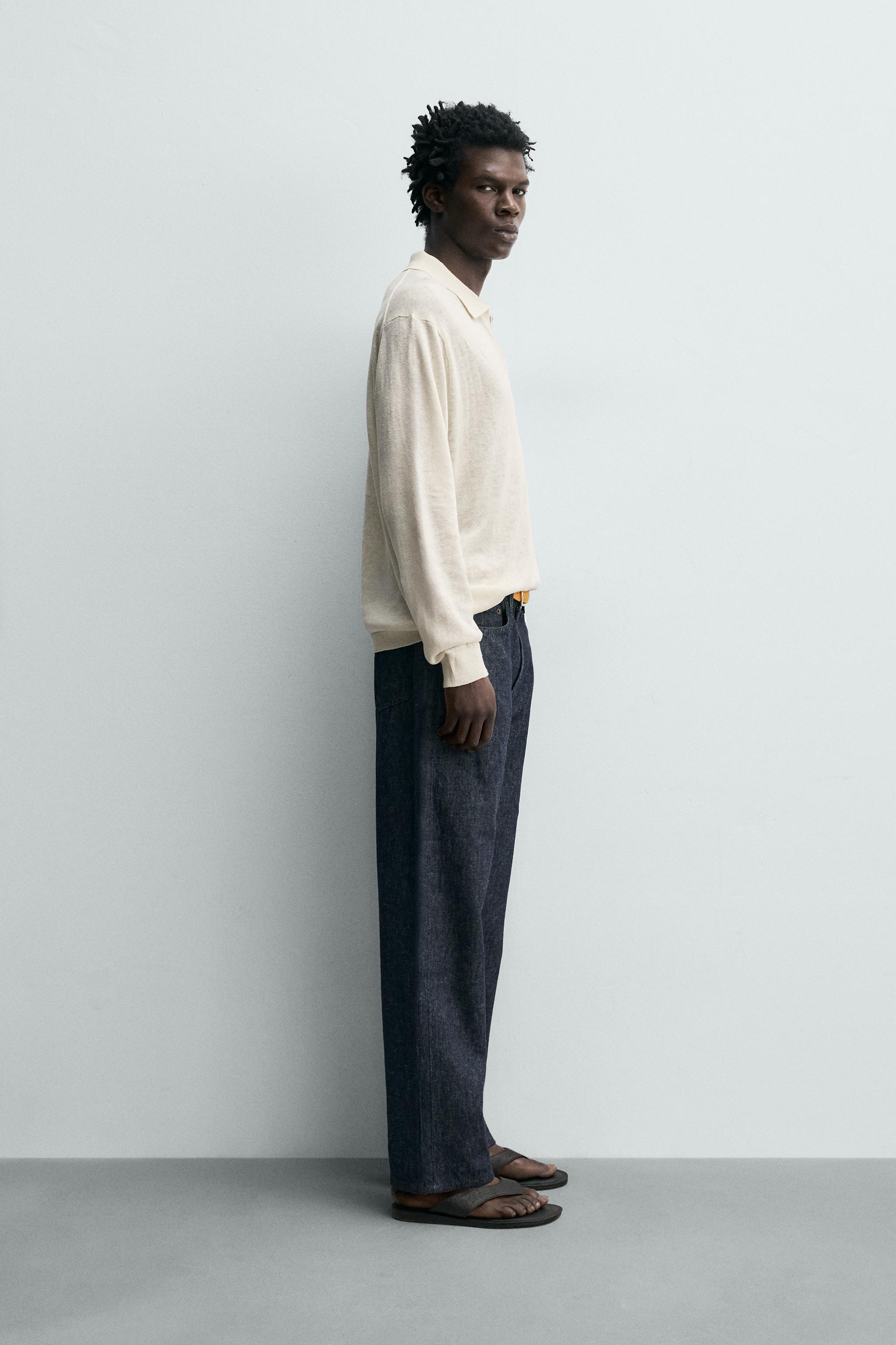 POLO EN MAILLE DE COTON ET SOIE